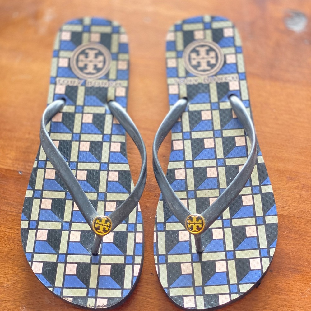 Tory Burch Flip Flops, Size 7